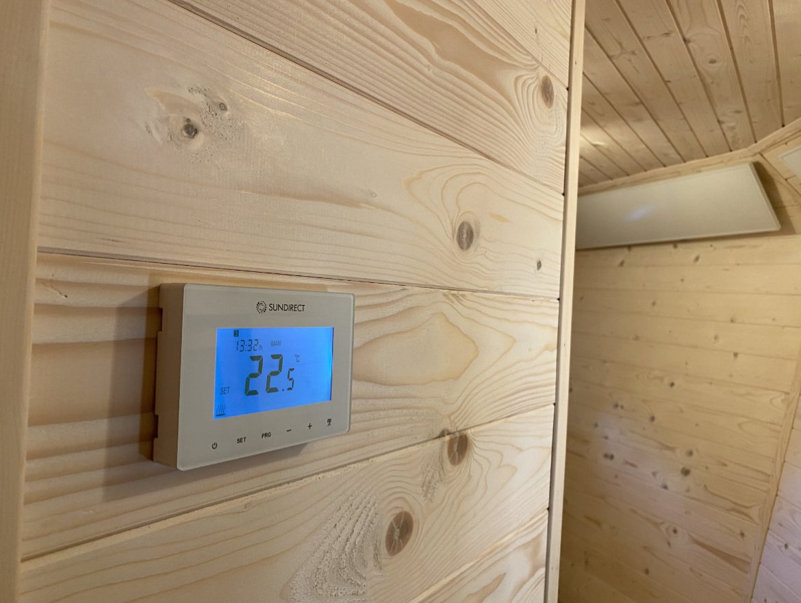 IR paneli - termostat - koča 1